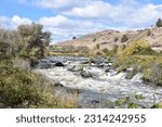 Klamath River in Klamath Falls, Oregon