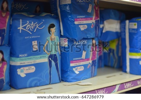 Klang Malaysia May 22 Nd 2017 Kotex Brand Stock Photo Edit Now