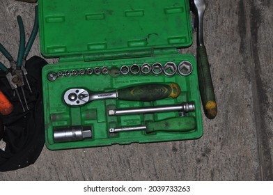 Klaten Indonesia - September 10 2021 ;tekiro Brand Tool Set Inside A Box