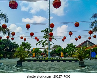 Klaten Lantern Garden, In Klaten, Central Java, Indonesia.