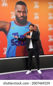 Klay Thompson At The Los Angeles Premiere Of 'Space Jam: A New Legacy' Held At The Regal LA Live In Los Angeles On July 12, 2021.