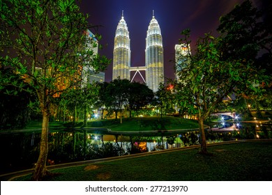 KLCC park near Petronas towers in Kuala Lumpur