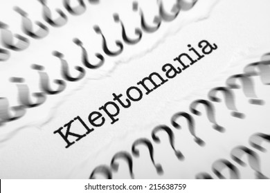 Kleptomania Concept