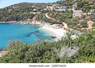 Klimaki Beach At Euboea Island Greece