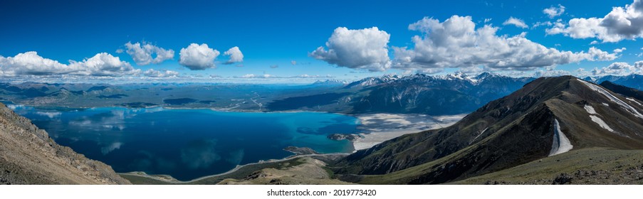 Kluane Lake From Sheep Mountain, Yukon, Canada