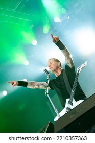 Knebworth, United Kingdom - July 08 2011- Metallica Live At Sonisphere Festival