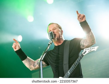 Knebworth, United Kingdom - July 08 2011- Metallica Live At Sonisphere Festival