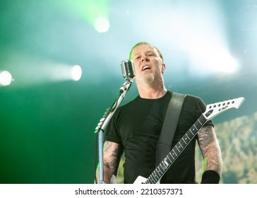 Knebworth, United Kingdom - July 08 2011- Metallica Live At Sonisphere Festival