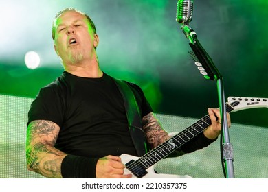 Knebworth, United Kingdom - July 08 2011- Metallica Live At Sonisphere Festival