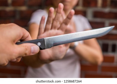 Knife Attack Against A Woman