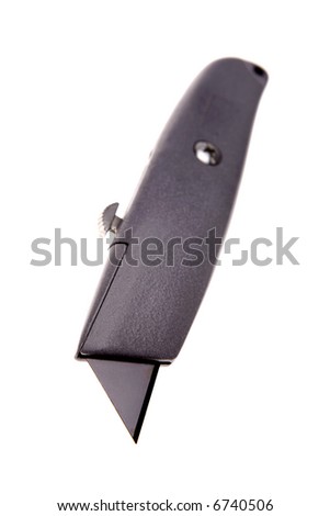 Knife isolated over white