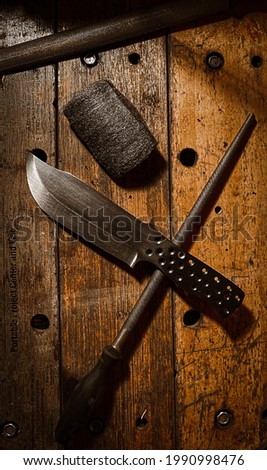 Similar – three old kitchen knives