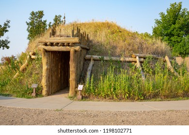 Knife River Indian Villages National Historic Site In  North Dakota, USA