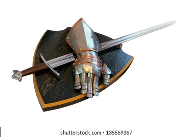 Knight Glove, Shield, Sword