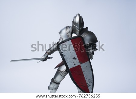 Knight with sword and shield