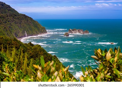 Knights Point Lookout, South Island Of New Zealand