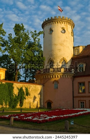 The knights stronghold of Sigulda in the Gauja National Park, Sigulda, Latvia, Baltic States, Europe