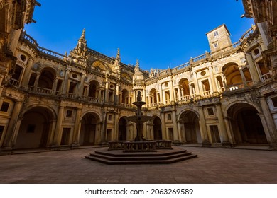 Knights of the Templar (Convents of Christ) castle in Tomar Portugal - Shutterstock ID 2063269589