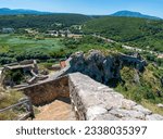 Knin Fortress (Kninska tvrđava) in the state of Šibenik-Knin Croatia