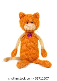 Knitted Cat Toy