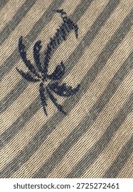 Knitted Fabric Pattern Close Up