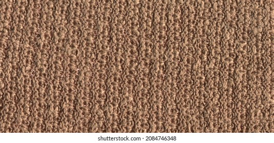 Knitted Natural Textile Brown Sweater Texture. Texture Of A Knitted Brown Vermillion Sweater Wallpaper.