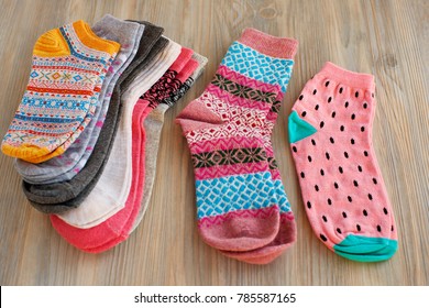 Knitted warm socks 