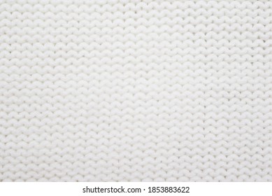 Knitted White Sweater, Knit Texture, Background