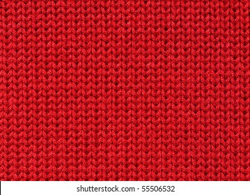 Knitted Woolen Fabric Background