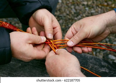 Knitting Easter Whip