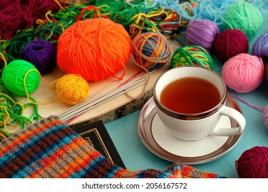 a bunch of colorful yarn from Pikwizard