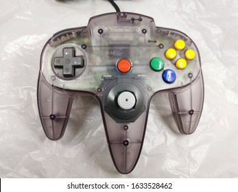 Knjazevac, Serbia - 02/02/2020 : Nintendo 64 Controller