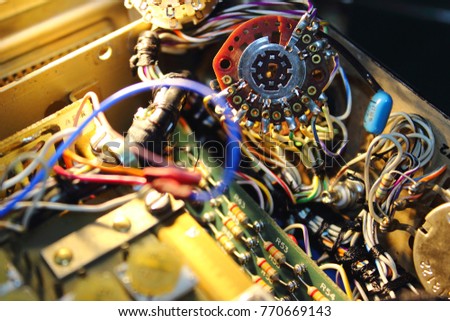Knob of electronics circuit, structure of knob , electronics circuit of Avionics System ,Avionics equipment with maintenance