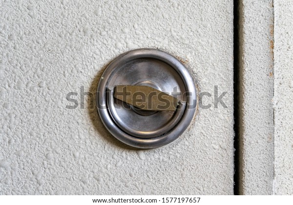 A  knob of fire
door.