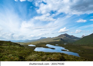 Knockan Crag in the far northwest of Scotland near Ullapool is one of the oldest landscapes in Europe. Knockan Crag is renowned internationally as one of the most important sites for understanding how