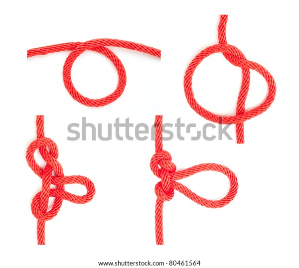 Knot Series Manharness Knot Usage Order Stock Photo (Edit Now) 80461564