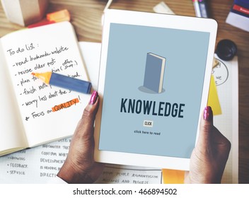 Knowledge Education Academic Book Study Concept