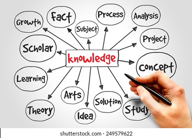 Knowledge Mind Map, Business Concept