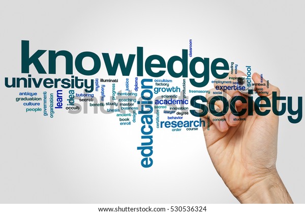 Knowledge Society Word Cloud Concept Stock Photo (Edit Now) 530536324