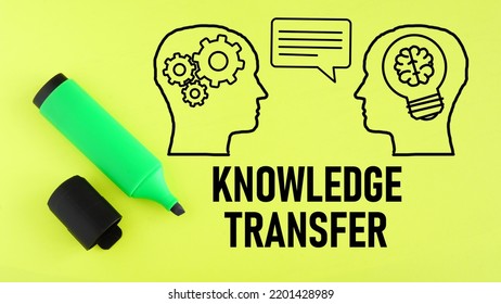 Knowledge Transfer Is Shown Using A Text