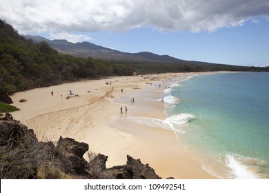 Known as Big Beach on Maui, Hawaii