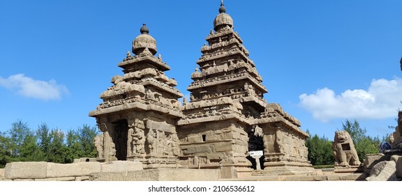 Known Shore Temple Famous Sinking Underwater Stock Photo 2106536612 ...