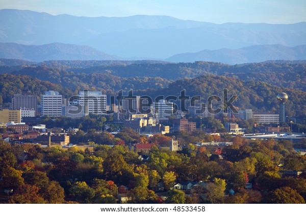 Knoxville Skyline Great Smoky Mountains Stock Photo (Edit Now) 48533458