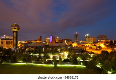 Knoxville, Tennessee At Night