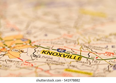 Knoxville Tn Usa Area Map