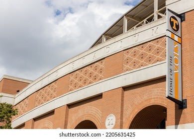 KNOXVILLE, TN, USA - JULY 31, 2022: Neyland Stadium Is Home To The University Of Tennessee Volunteer Sports Teams, Primarily The Football Team. The Stadium Has A Capacity Of 101,915 People.