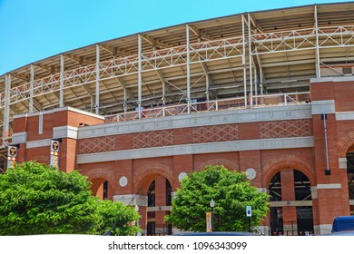 KNOXVILLE,TENNESSEE ,USA - MAY 11 ,2015 : Beautiful Building Of Neyland Stadium In Knoxville,Tennessee USA