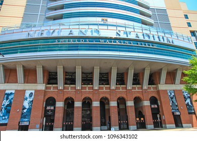 KNOXVILLE,TENNESSEE ,USA - MAY 11 ,2015 : Beautiful Building Of Neyland Stadium In Knoxville,Tennessee USA