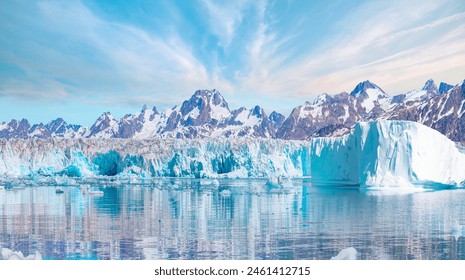 Knud Rasmussen Glacier near Kulusuk - Greenland, East Greenland - Powered by Shutterstock