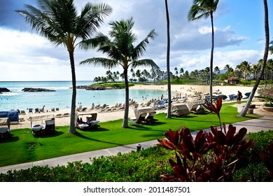 Ko Olina Beach On Oahu, Hawaii